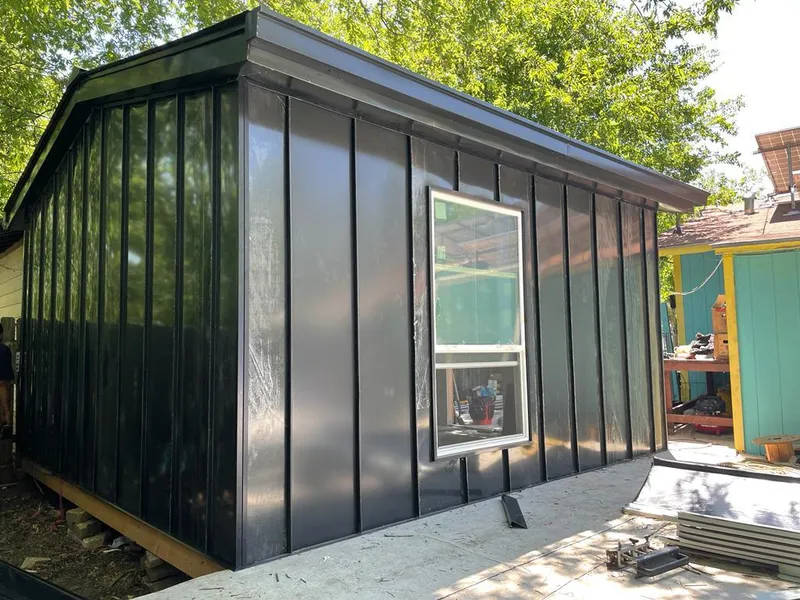 Black standing seam metal wall panels for Metal Roof Installation in Berkeley